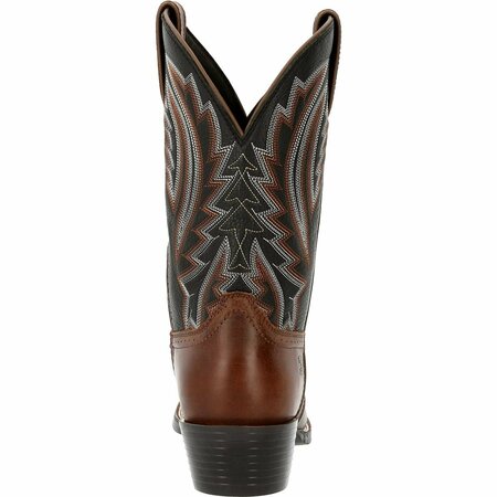 Durango Westward Dark Chestnut & Black Onyx Western Boot, DARK CHESTNUT BLACK ONYX, W, Size 8 DDB0351